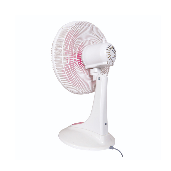 Miyako Standing Fan, Desk Fan 12 Inch KAD1237PL - Pink
